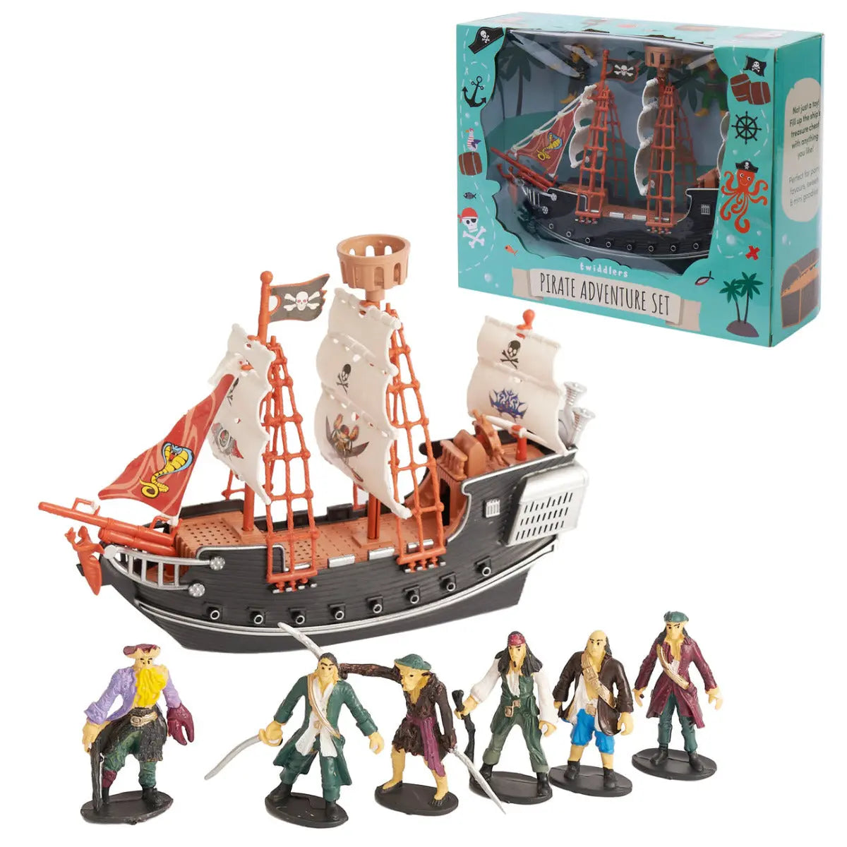 Piratenschiff 7-teilig von Twiddlers