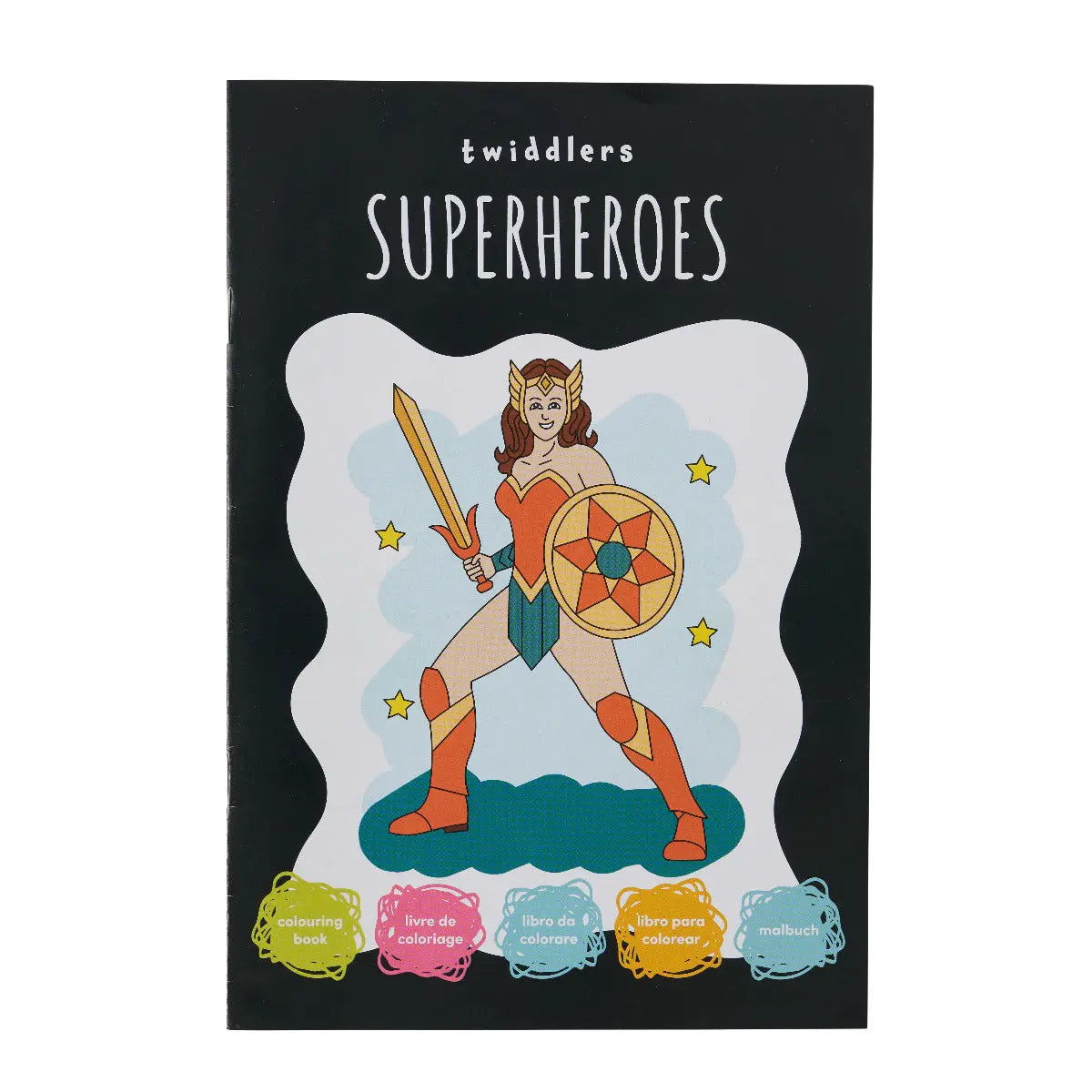 Malbuch Mini Superhero 12 Stück von Twiddlers