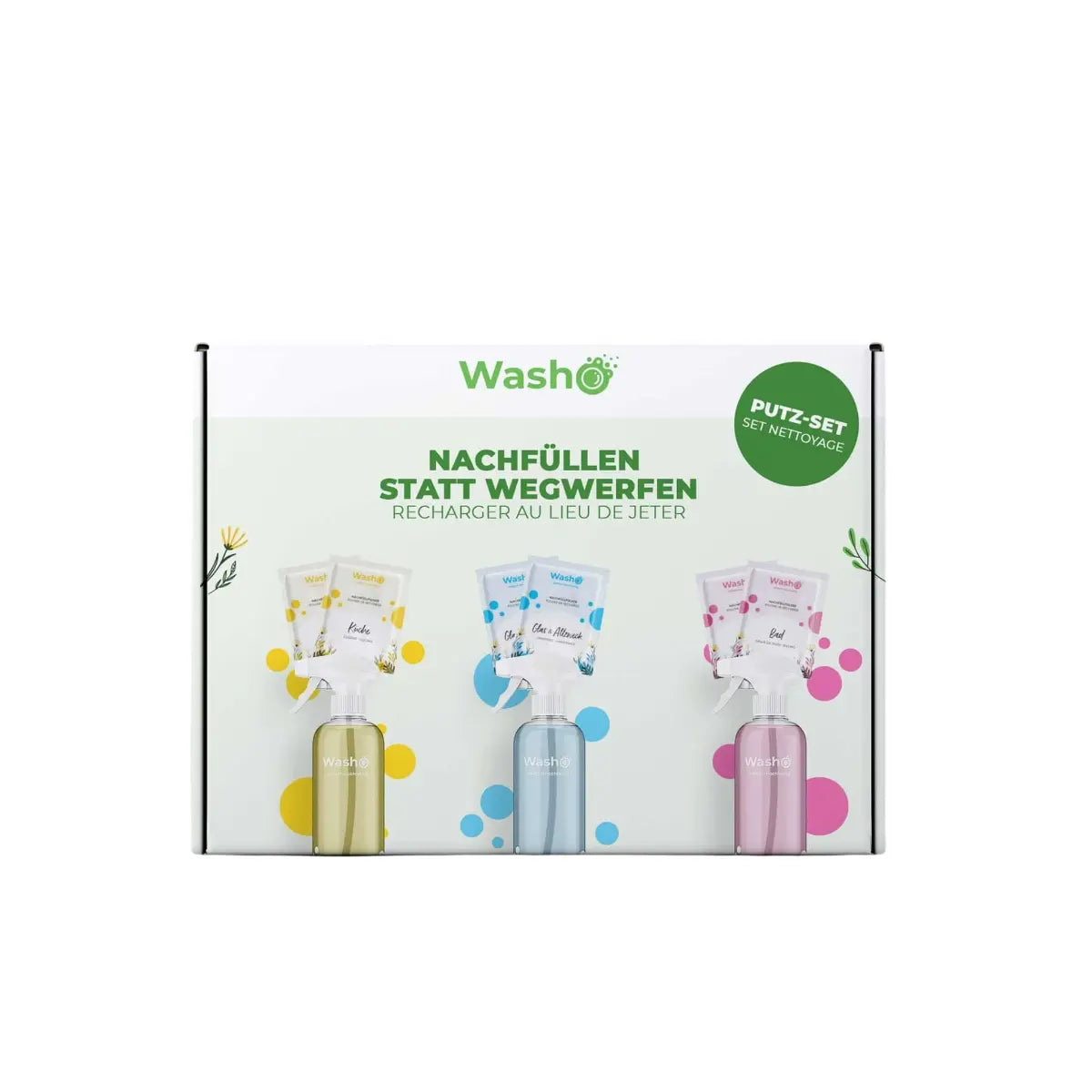 Oberflächenreiniger Putz-Set von Washo