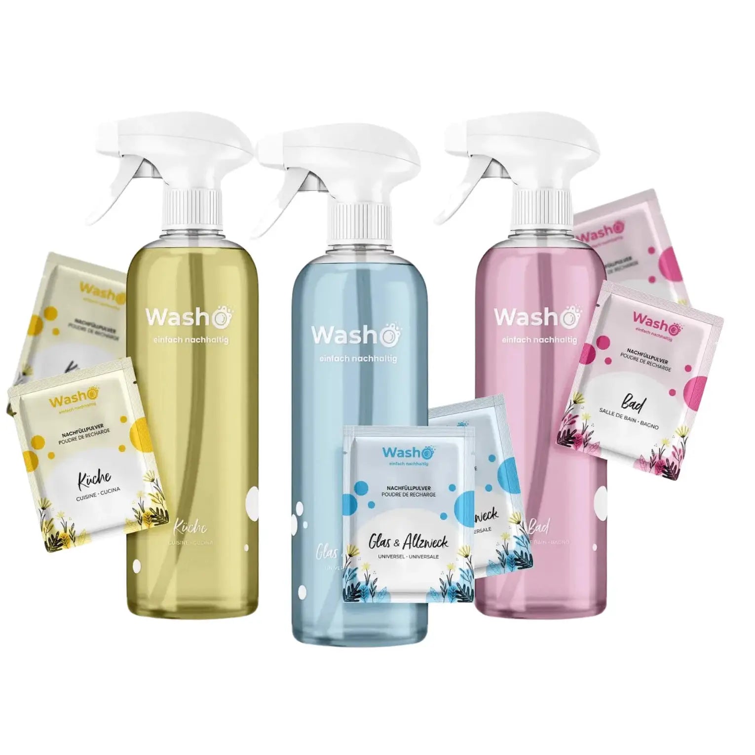 Oberflächenreiniger Putz-Set von Washo