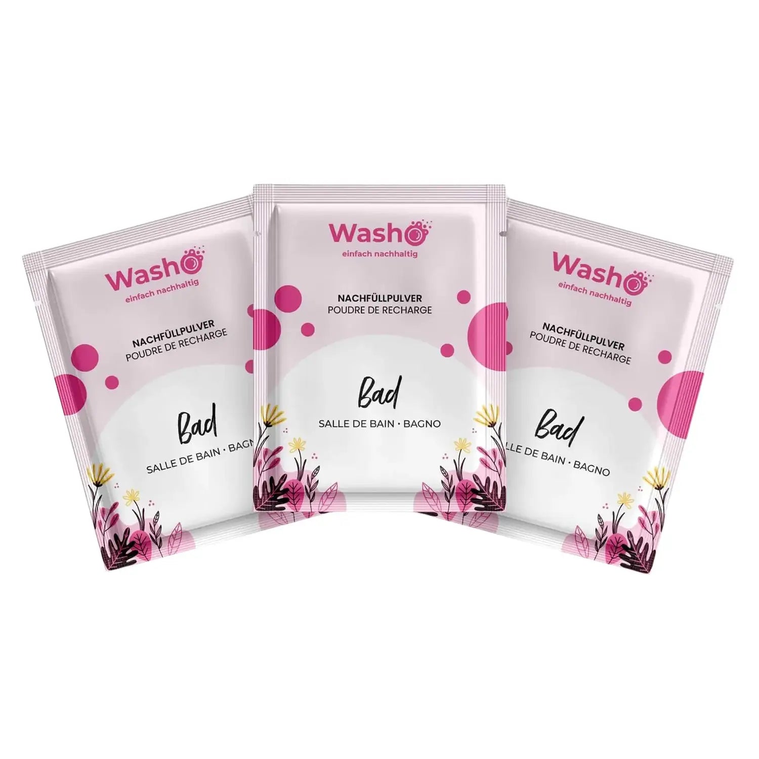 Badreiniger Pulver Set von Washo