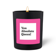Duftkerze Schwarz Flowery You Absolute Queen! von ChattyCandles