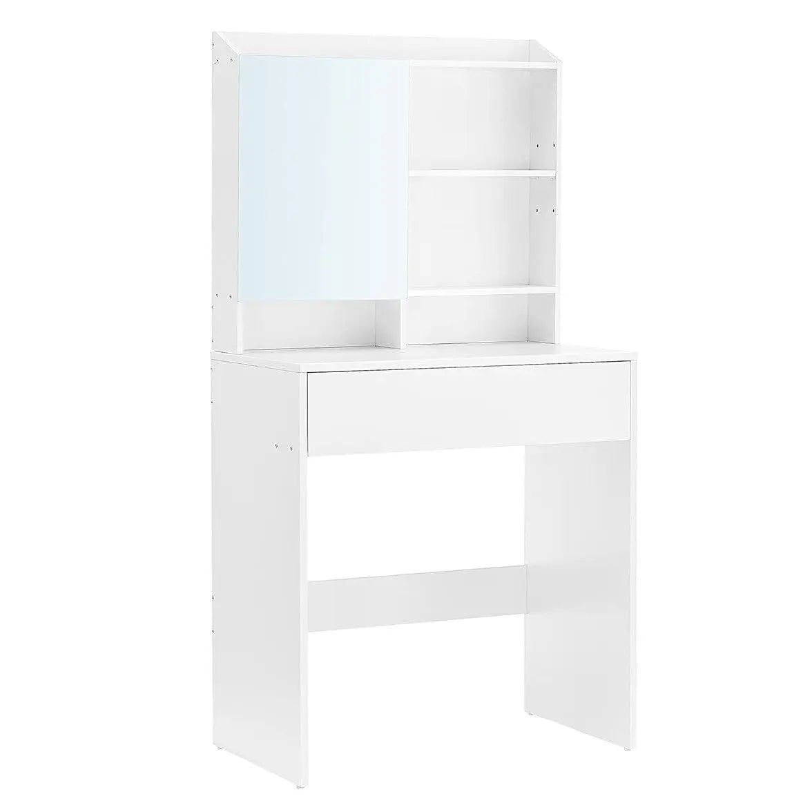 Schminktisch mit Spiegel und Schublade Weiss von Songmics