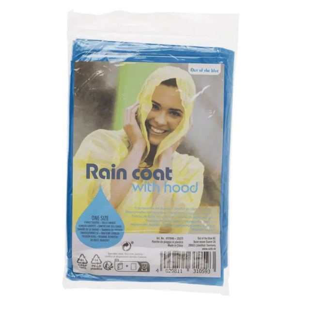 Regenponcho mit Kapuze von Out of the blue