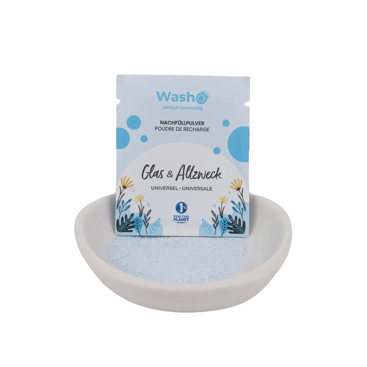 Glasreiniger Pulver Set von Washo
