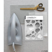 ReMark DIY Flecken zum Aufbügeln Silber 16 Stk. von Humade