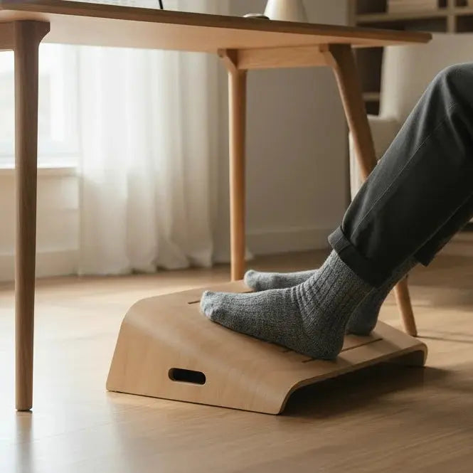 Büro Holz Fussstütze von Well Care