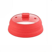 Mikrowellendeckel Abdeckhaube Silikon faltbar rot von Mastrad