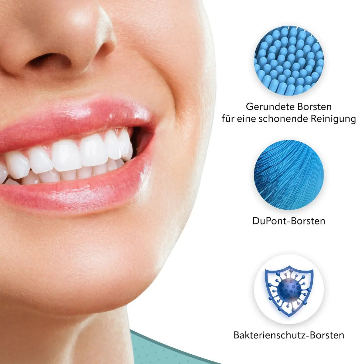 Ersatzbürsten Deep-Clean kompatibel mit Oral-B 8er Pack von Ora-Care