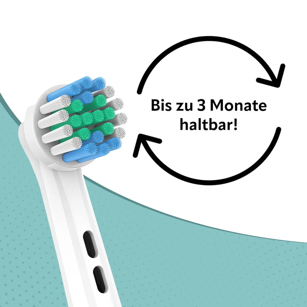 Ersatzbürsten kompatibel mit Oral-B Wide-Angle-Clean 8er Pack von Ora-Care