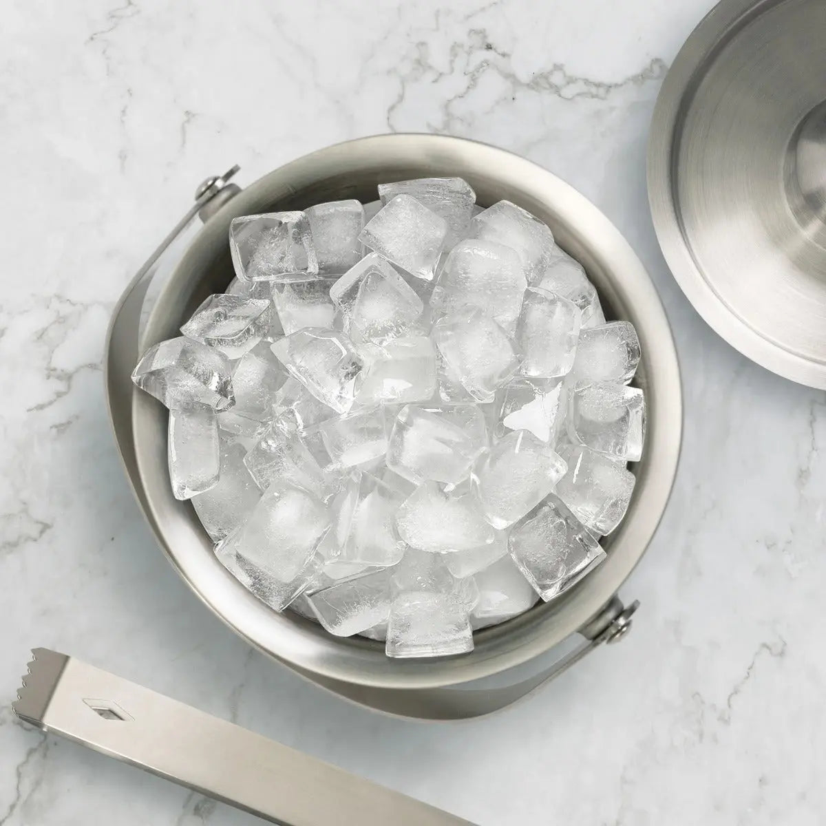 Eiswürfelbehälter Set Edelstahl Silber von Oak & Steel