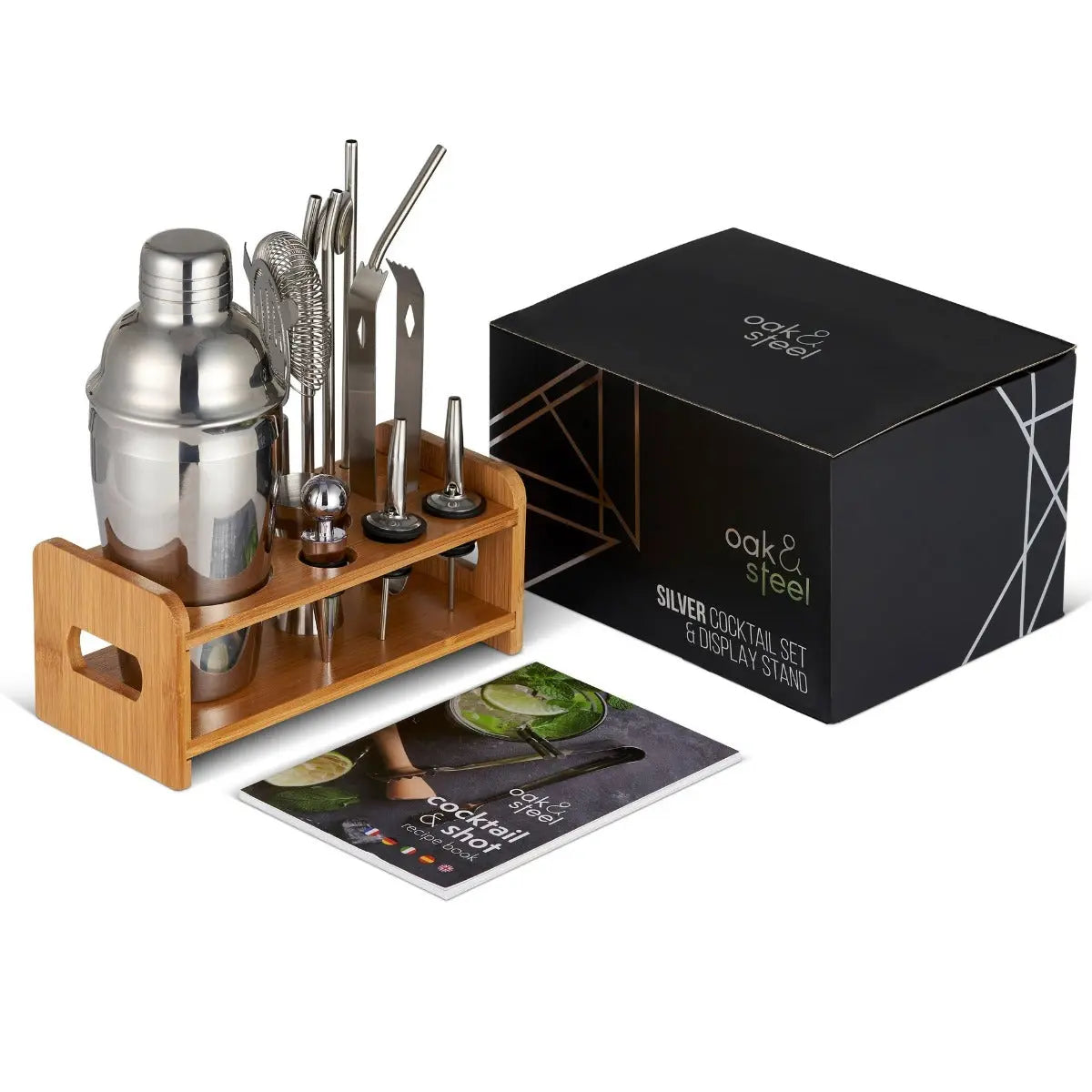 Cocktail 13er-Set Silber von Oak & Steel