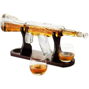 Whisky Gläser & Dekanter Gewehr von Oak & Steel