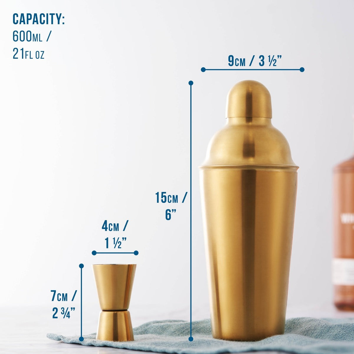 Cocktail 10er-Set Gold von Oak & Steel