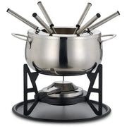 Fondue Set Edelstahl Silber von Oak & Steel