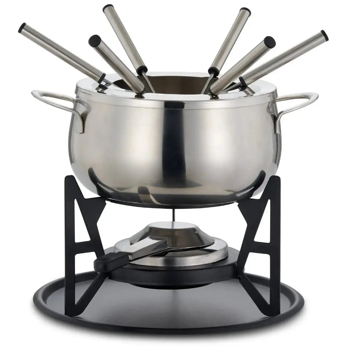 Fondue Set Edelstahl Silber von Oak & Steel