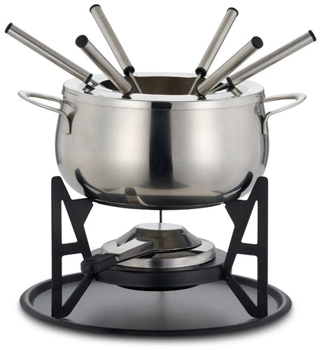 Fondue Set Edelstahl Silber von Oak & Steel