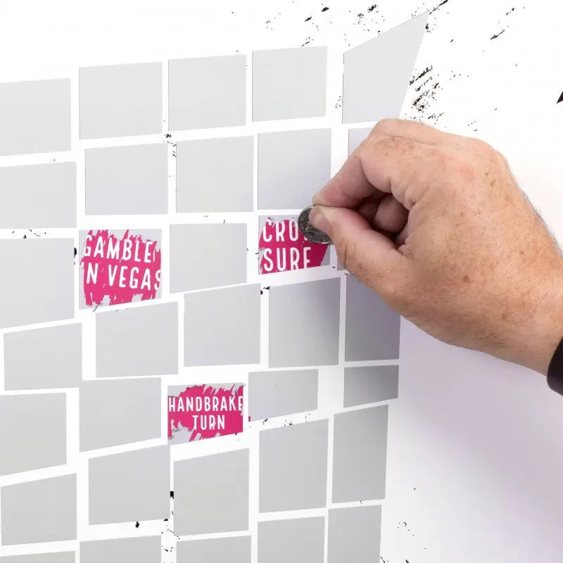 Scratch Poster Extreme ToDo Liste zum Freirubbeln von Swipe