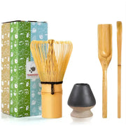 Matcha Zubehör Set Schwarz 4-tlg. von TEANAGOO