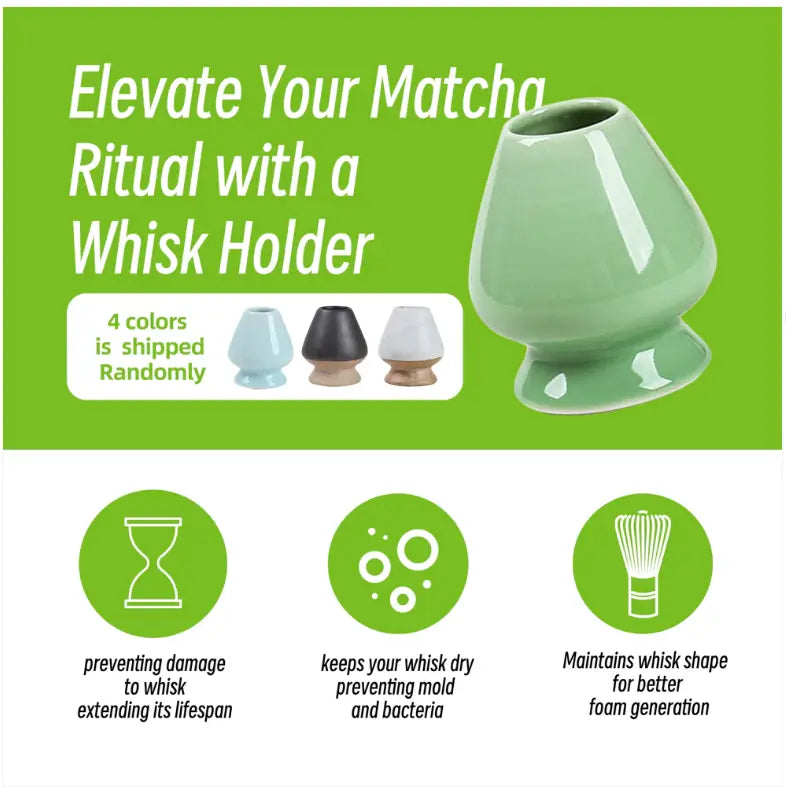 Matcha Zubehör Set Schwarz 4-tlg. von TEANAGOO