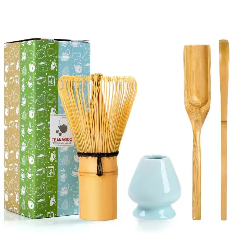 Matcha Zubehör Set Hellblau 4-tlg. von TEANAGOO