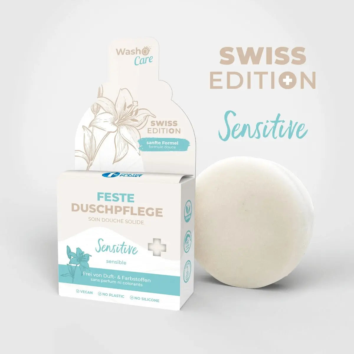Swiss Edition Feste Duschpflege Sensitive von Washo