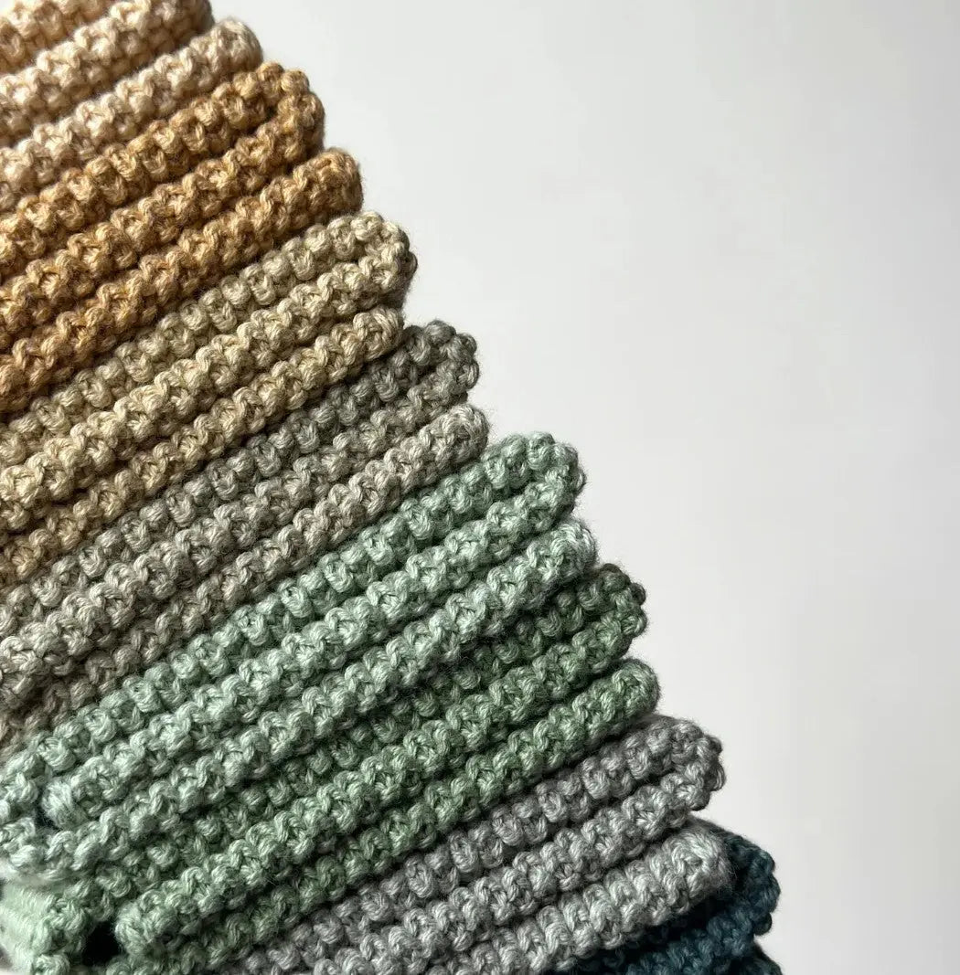 Spüllappen Aus Bio-Baumwolle 2er-Set Gestrickt Solid Macaroon von Aspegren Denmark