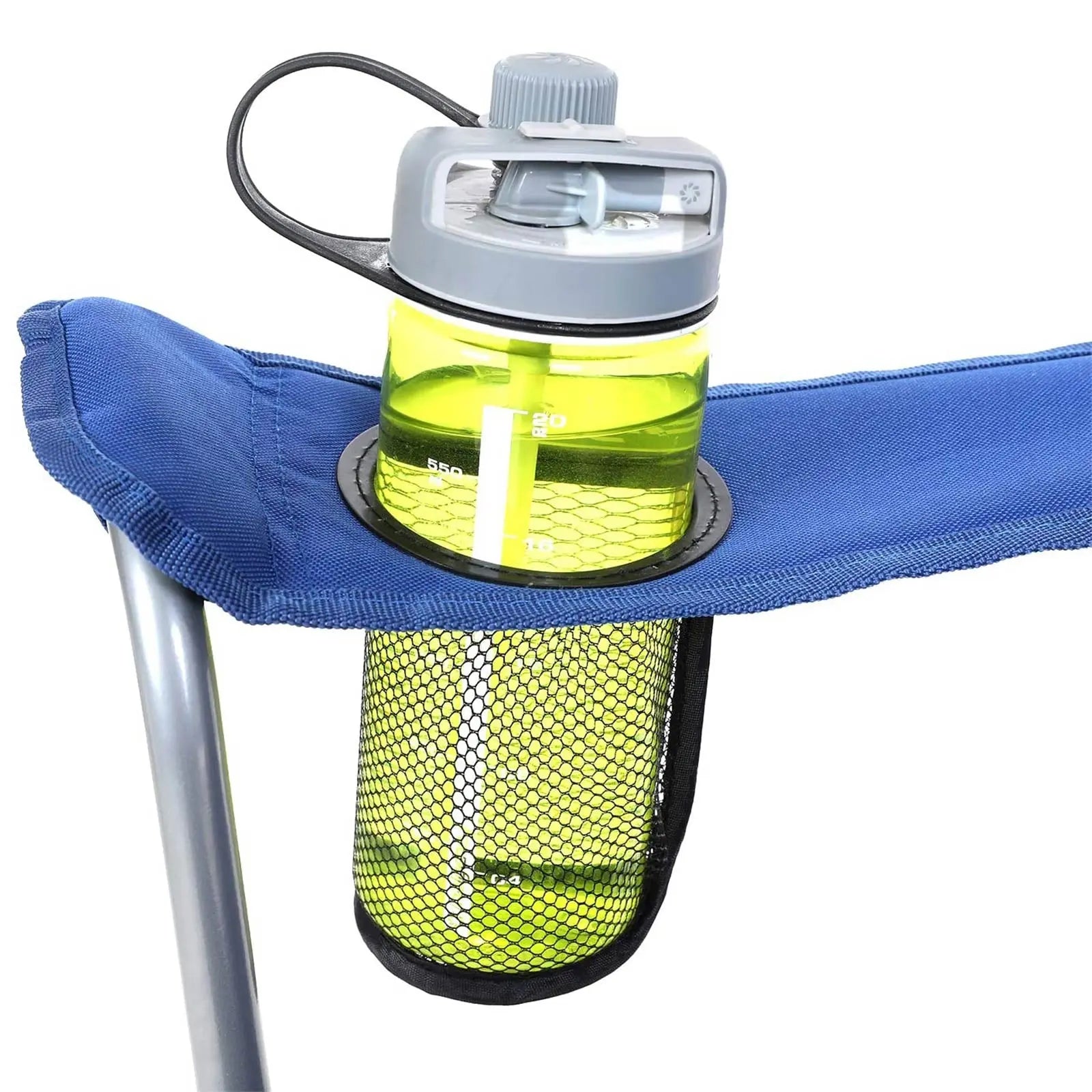 Campingstuhl faltbar 150kg Blau Oxford von Songmics