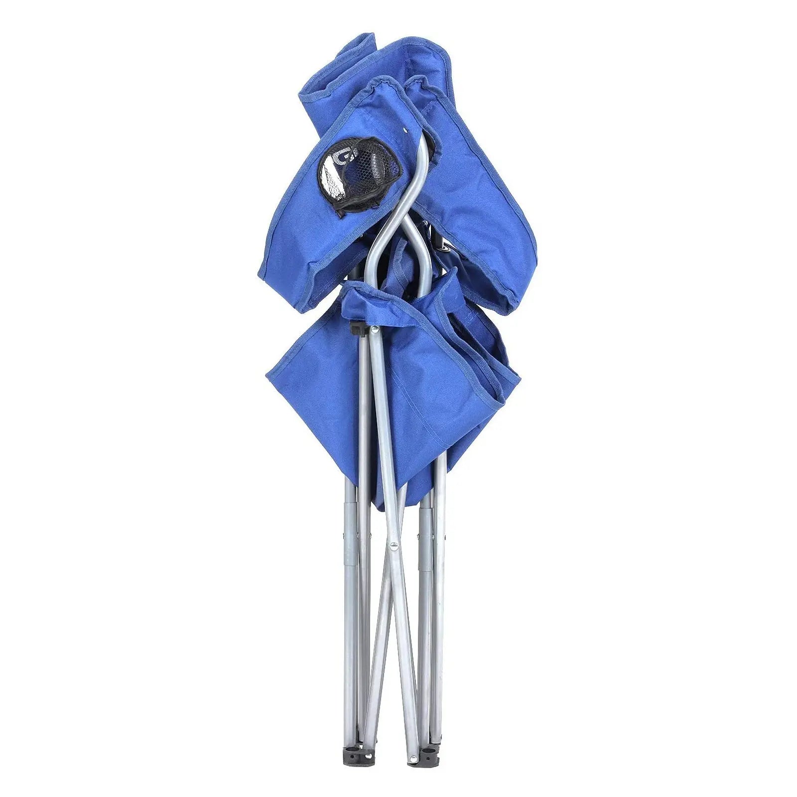 Campingstuhl faltbar 150kg Blau Oxford von Songmics