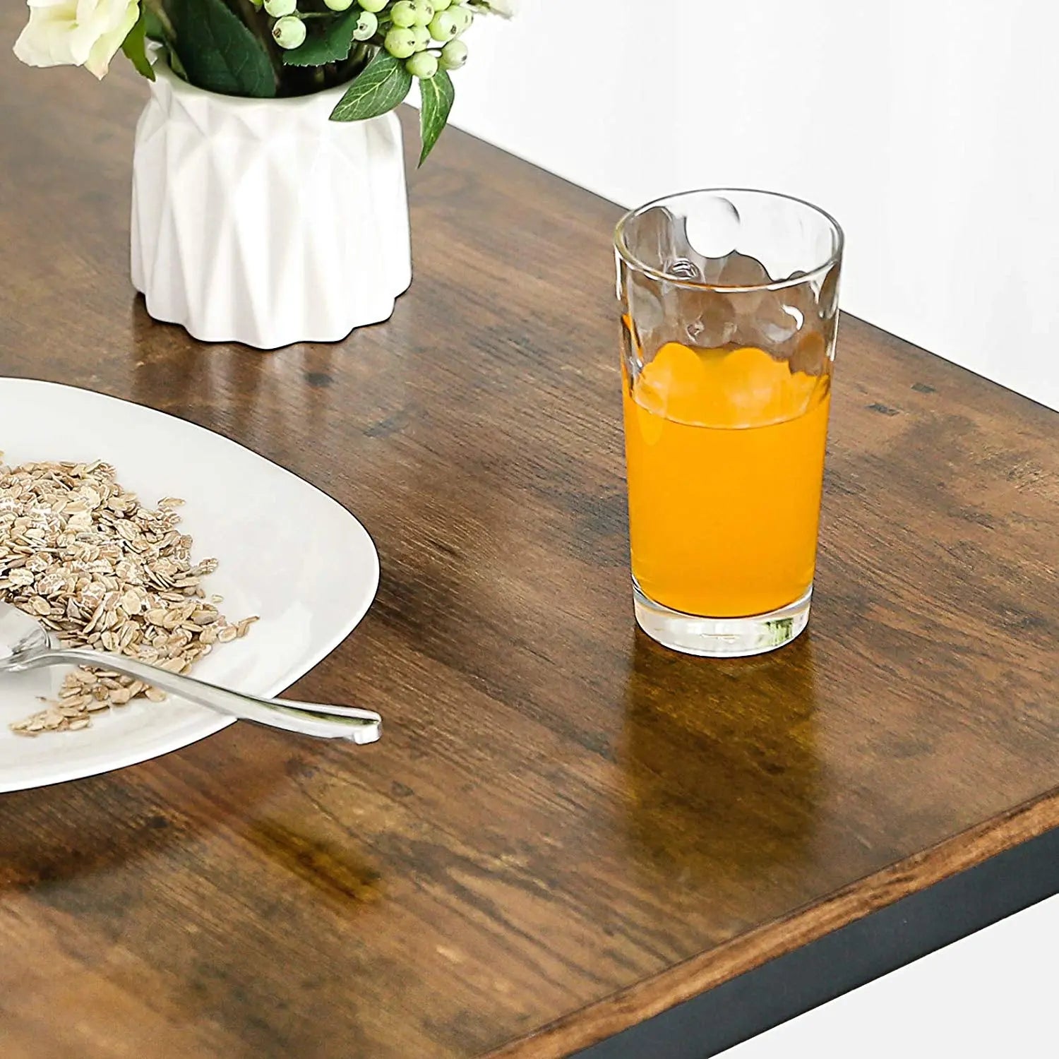 Bartisch-Set Industrial 3-teilig Vintagebraun Holz von Songmics