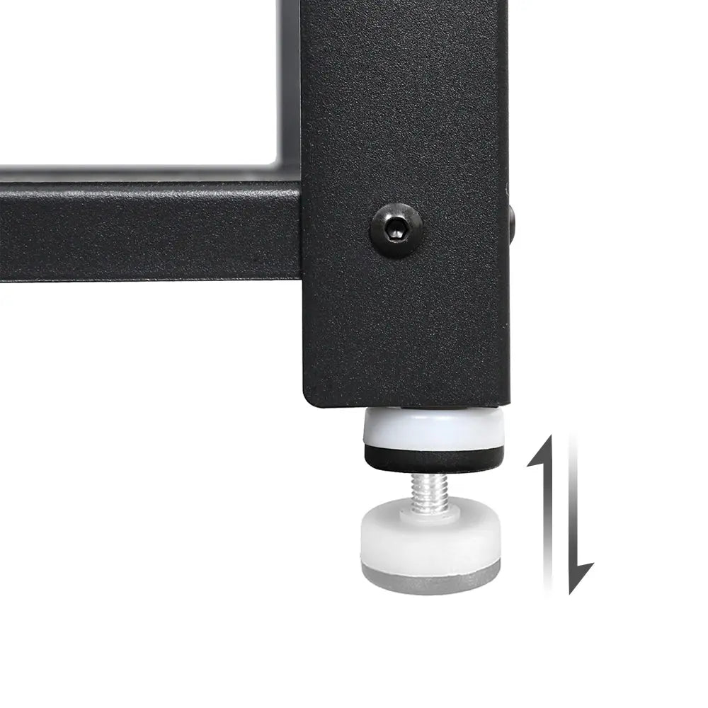 Bartisch Industrie-Design vintagebraun Metall von Songmics