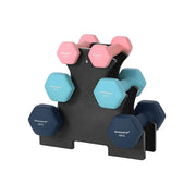 Hanteln-Set Home-Fitness bunt Vinyl von Songmics