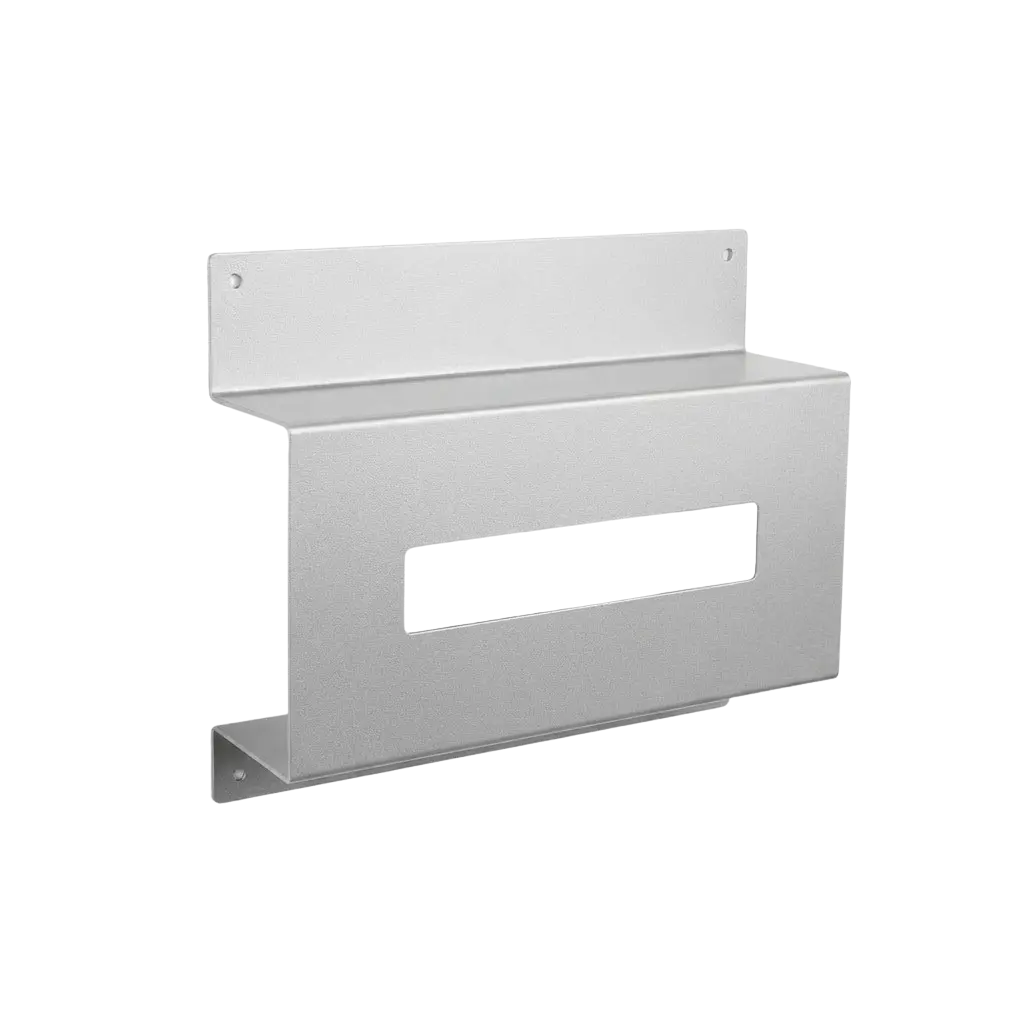 Wandhalter für Taschentuchbox silber von guteszeug.ch