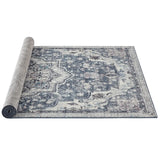 Wohnzimmerteppich Rutschfest Vintage Grau 120 x 170 cm von Songmics