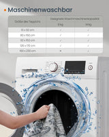 Wohnzimmerteppich Rutschfest Vintage Grau 120 x 170 cm von Songmics