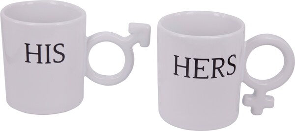 Tassen-Set "His & Hers" von Mugs