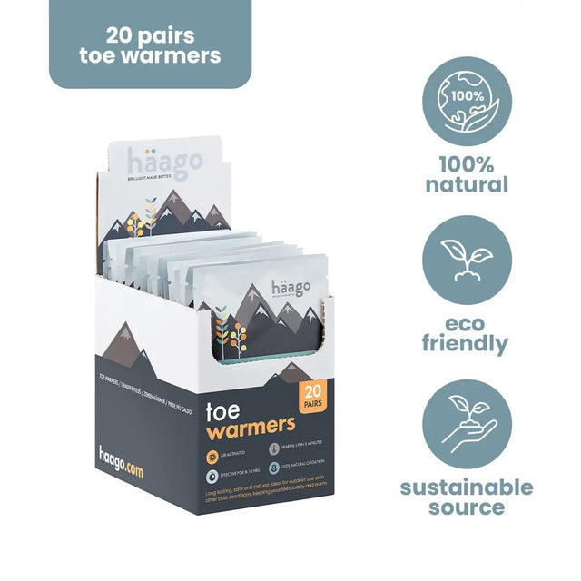 Zehenwärmer 40 Stück von Häago