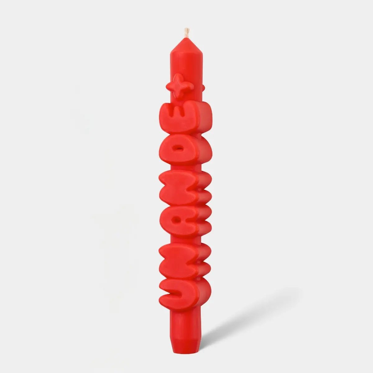 Kerze Taper candle UN AN DE+ Orange von Taper Candles