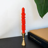 Kerze Taper candle UN AN DE+ Orange von Taper Candles