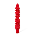 Kerze Taper candle MERRY XMAS Red von Taper Candles