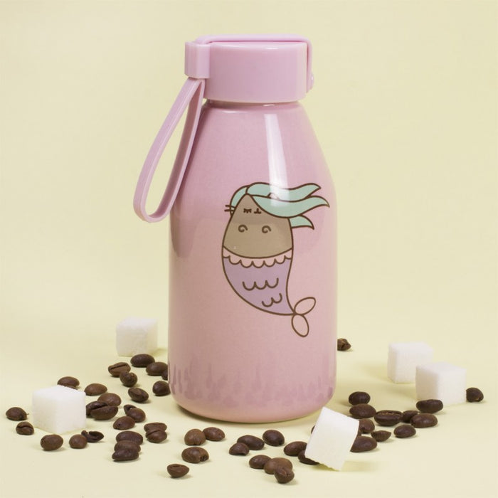 Travel Trinkflasche aus Keramik "Meerjungfrau" von PUSHEEN