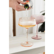 Champagnerschalen Twist 2er-Set pink/peach von Uberstar