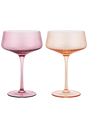 Champagnerschalen Twist 2er-Set pink/peach von Uberstar