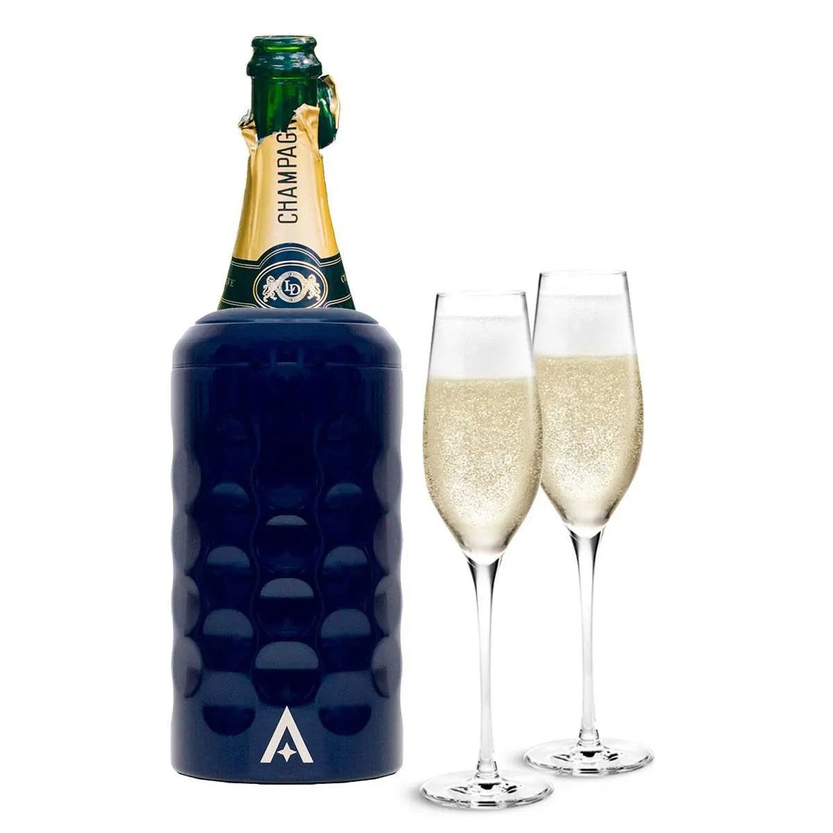 Sekt- & Weinflaschen Kühler Blau von Uberstar