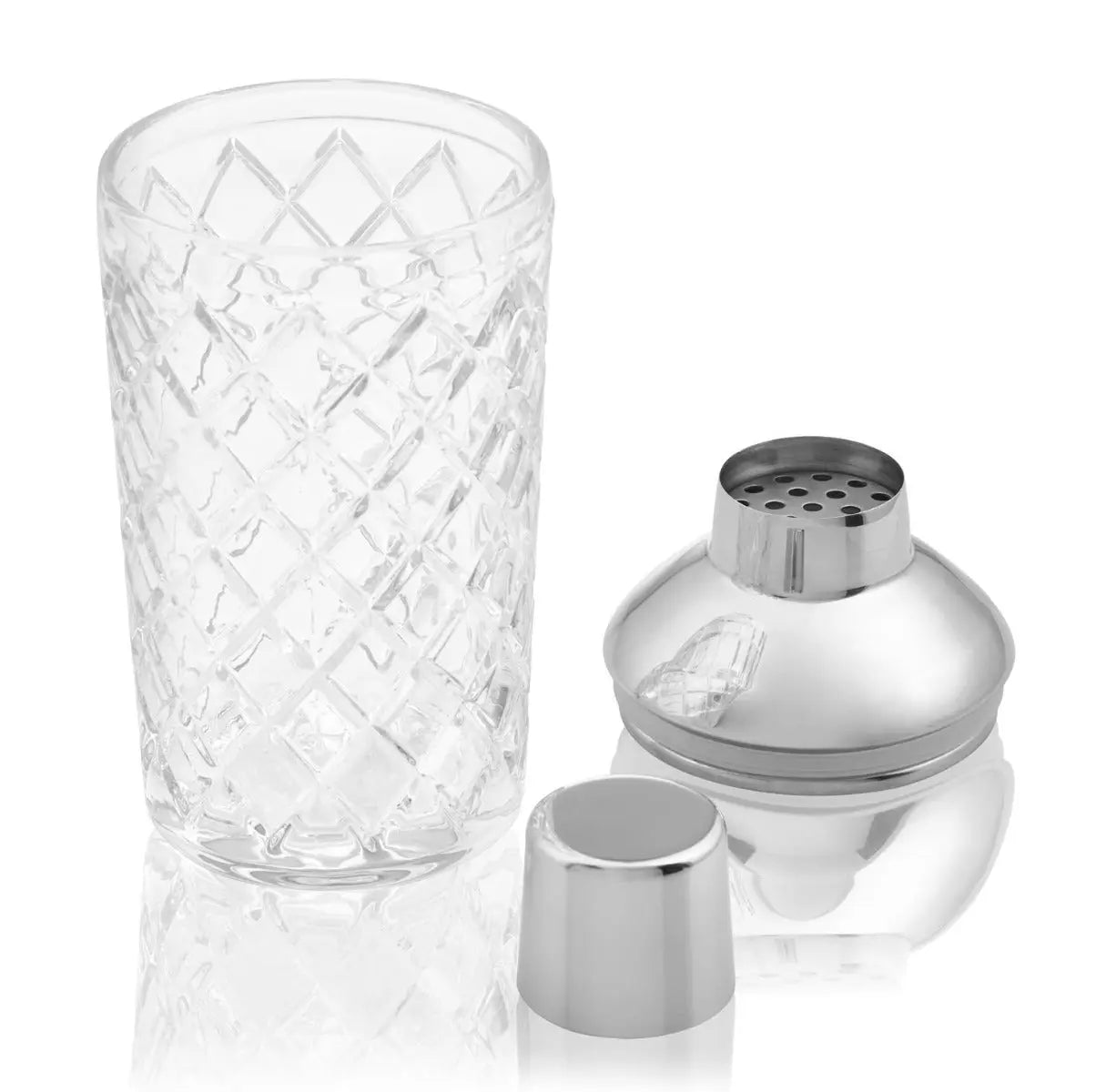 Cocktail Shaker Glas Silber von Uberstar