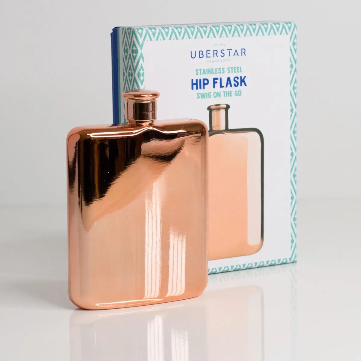 Flachmann Rosegold 180 ml von Uberstar