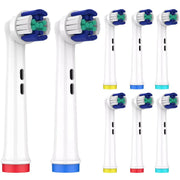 Ersatzbürsten Precision Clean kompatibel mit Oral-B 8er Pack von Ora-Care