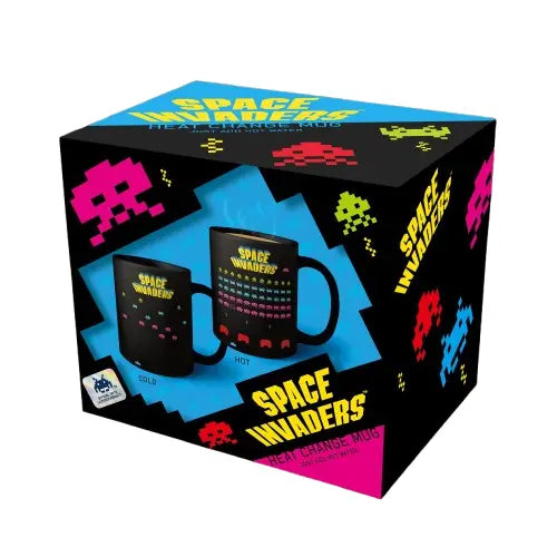 Tasse Space Invaders mit Farbwechsel von Mad Monkey