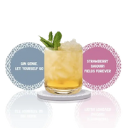 Cocktail Untersetzer Songlyrics 4er-Set Volume 2 von Uberstar