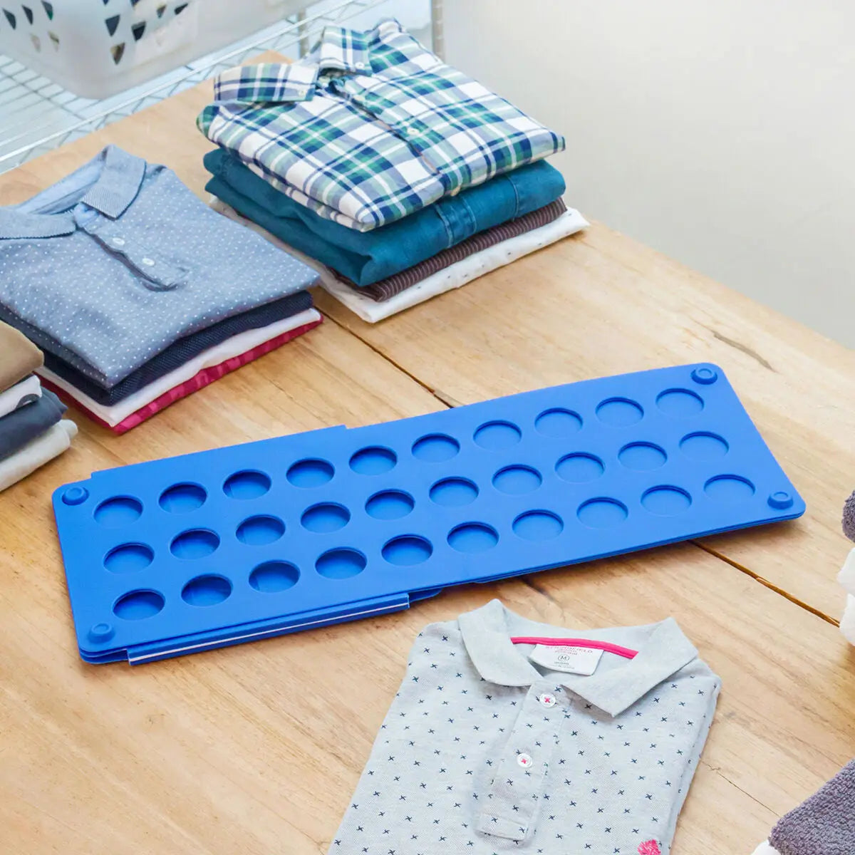 Falthilfe für Kleidung Blau von InnovaGoods